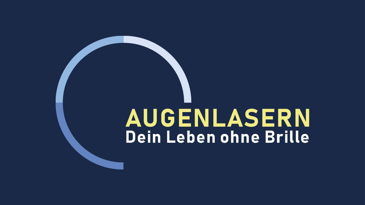 Grafik mit Text Augenlasern - Dein Leben ohne Brille